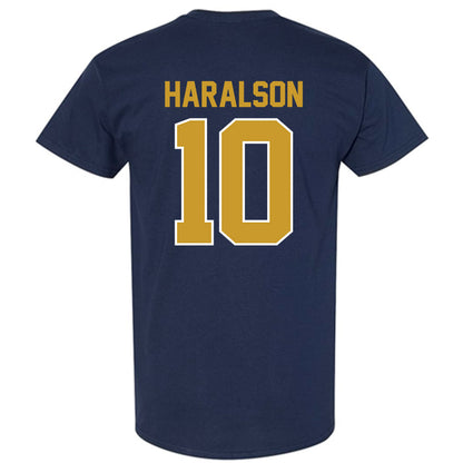 Notre Dame - NCAA Men's Basketball : Jalen Haralson - Classic Shersey T-Shirt-1