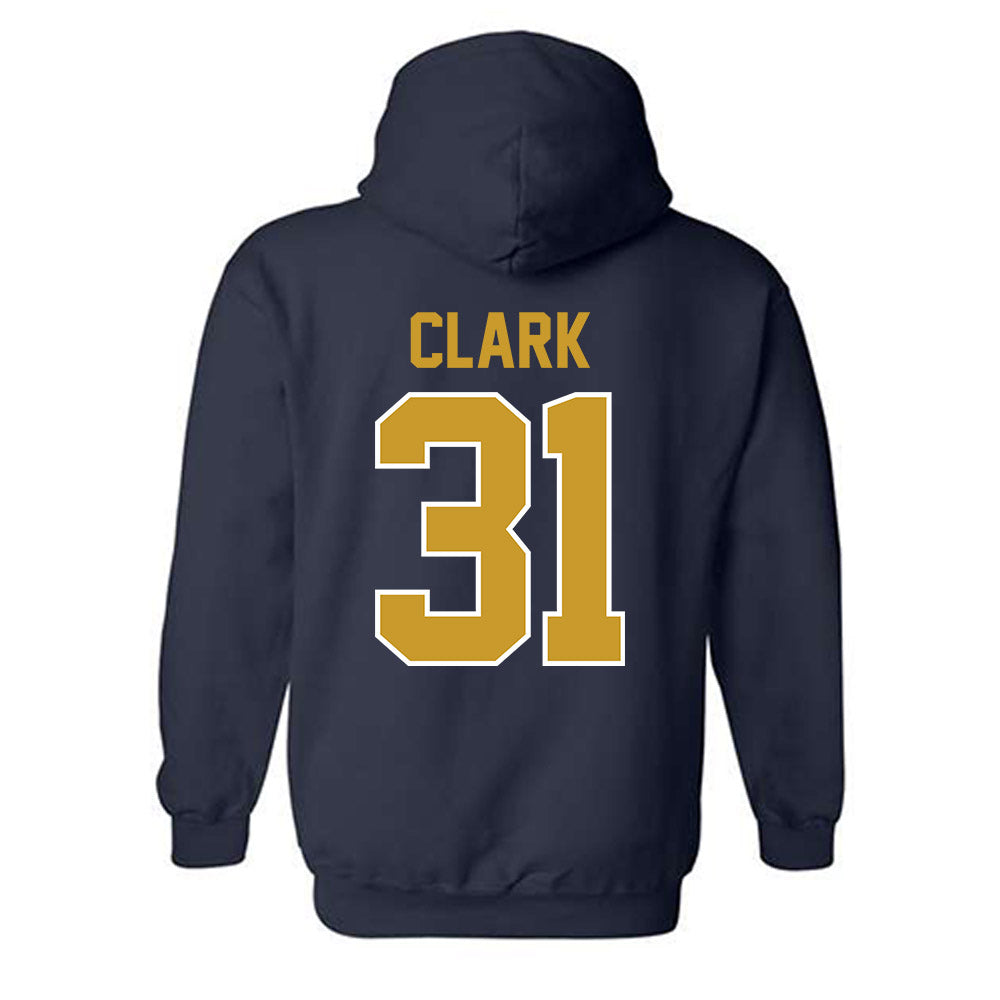 Notre Dame - NCAA Baseball : Evan Clark - Classic Shersey Hooded Sweatshirt-1