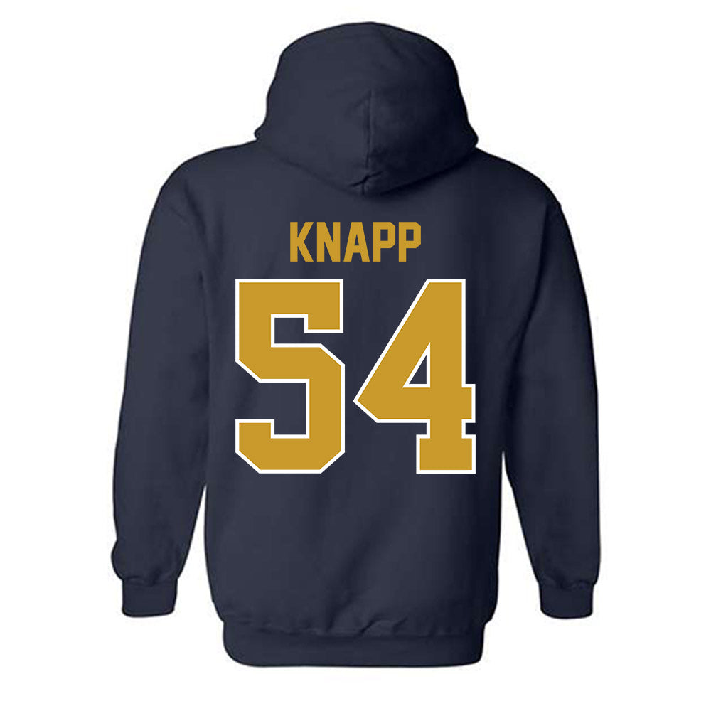 Notre Dame - NCAA Football : Anthonie Knapp - Classic Shersey Hooded Sweatshirt-1