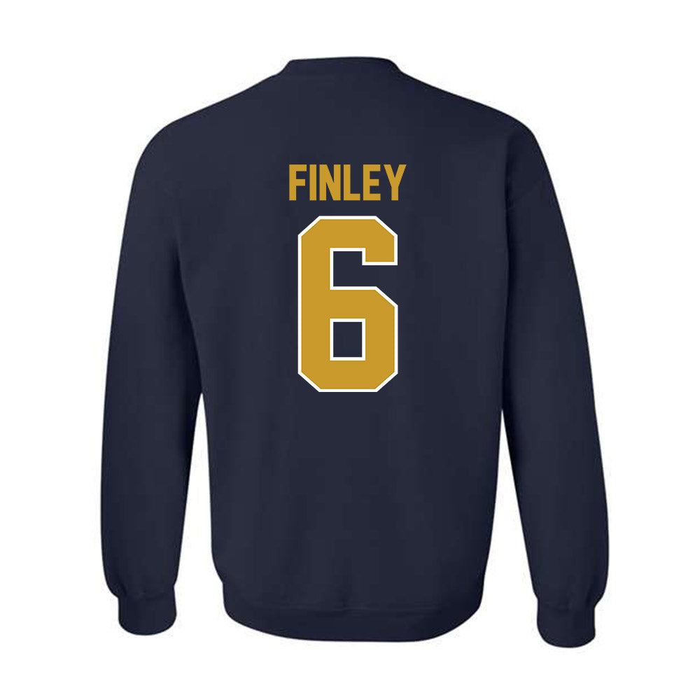 Notre Dame - NCAA Men's Lacrosse : Fisher Finley - Classic Shersey Crewneck Sweatshirt-1