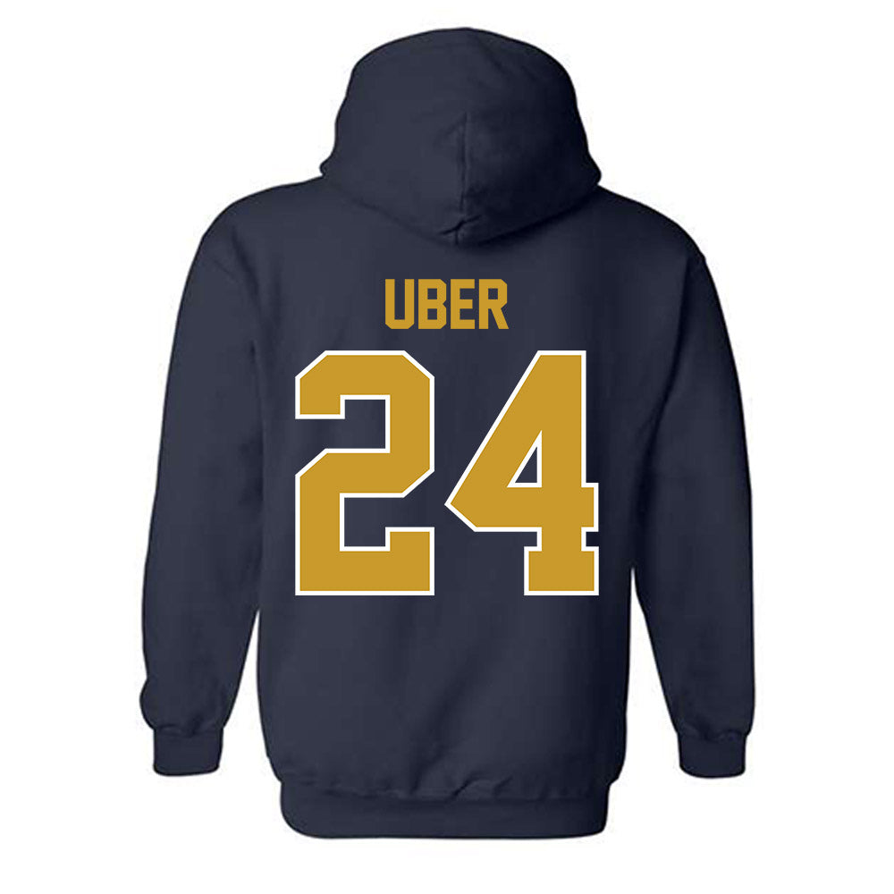 Notre Dame - NCAA Baseball : Ty Uber - Classic Shersey Hooded Sweatshirt-1