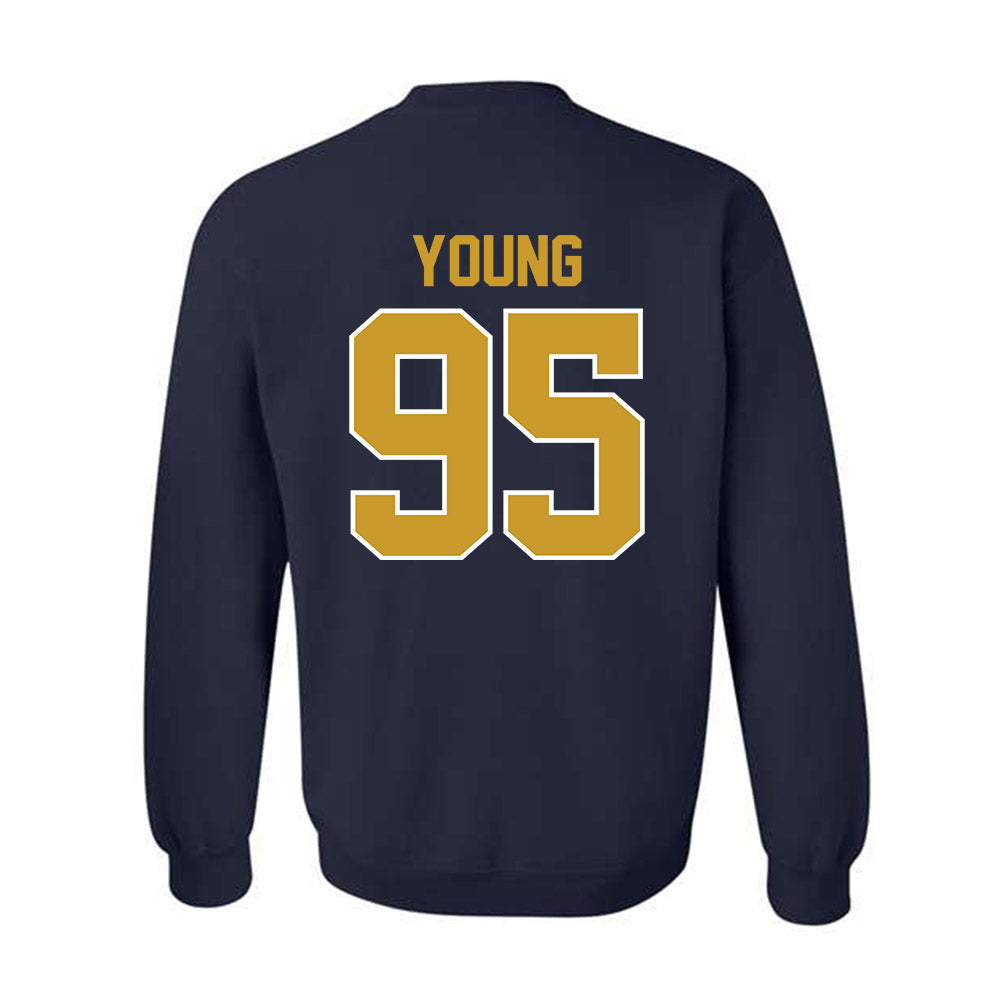 Notre Dame - NCAA Football : Bryce Young - Classic Shersey Crewneck Sweatshirt-1