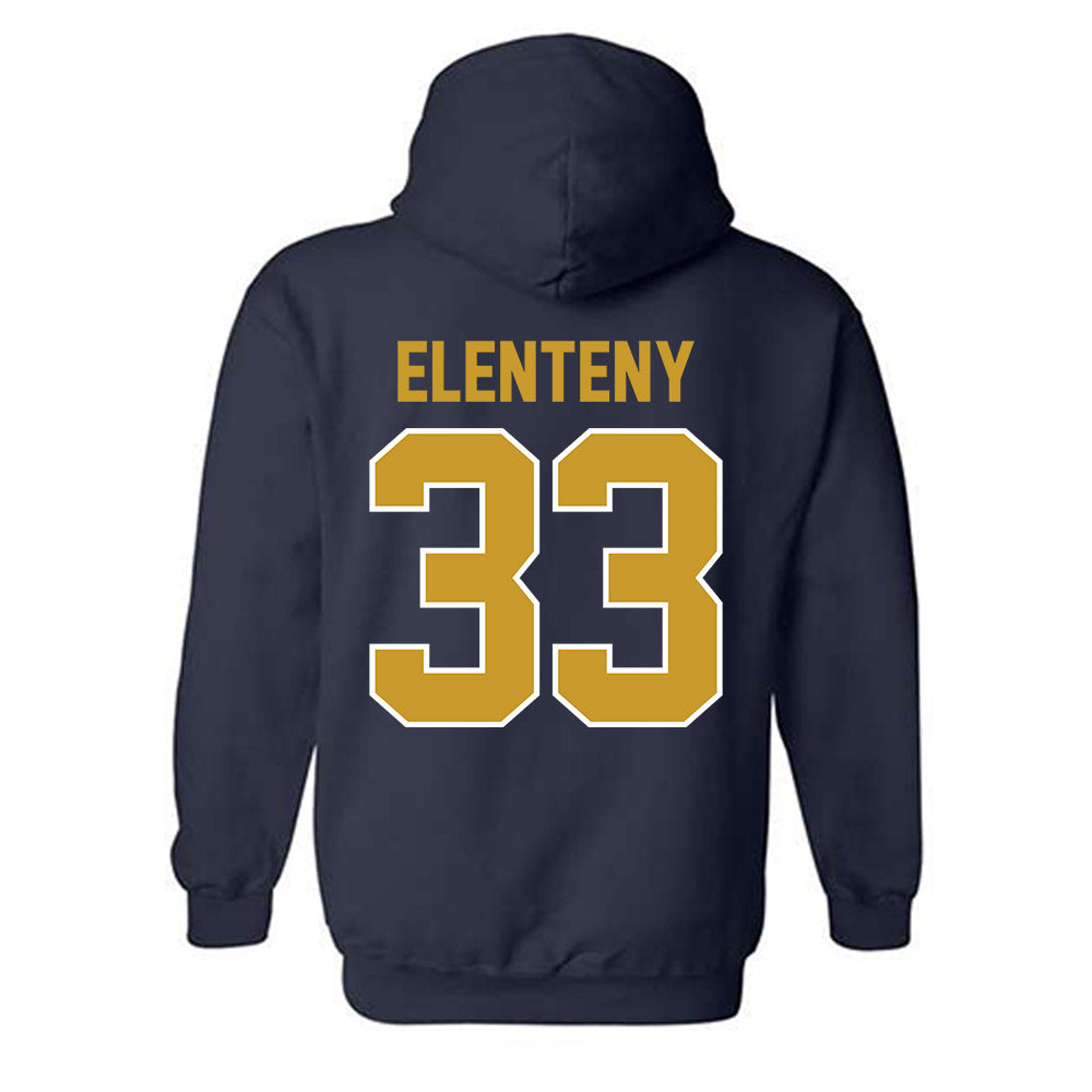 Notre Dame - NCAA Baseball : Connor Elenteny - Classic Shersey Hooded Sweatshirt-1