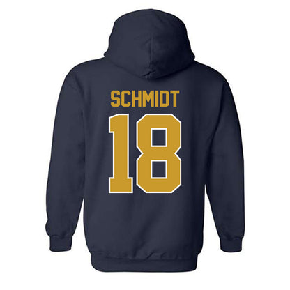 Notre Dame - NCAA Football : Erik Schmidt - Classic Shersey Hooded Sweatshirt-1