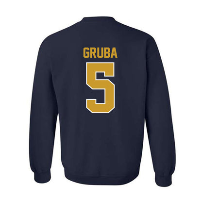 Notre Dame - NCAA Men's Ice Hockey : Leo Gruba - Classic Shersey Crewneck Sweatshirt-1