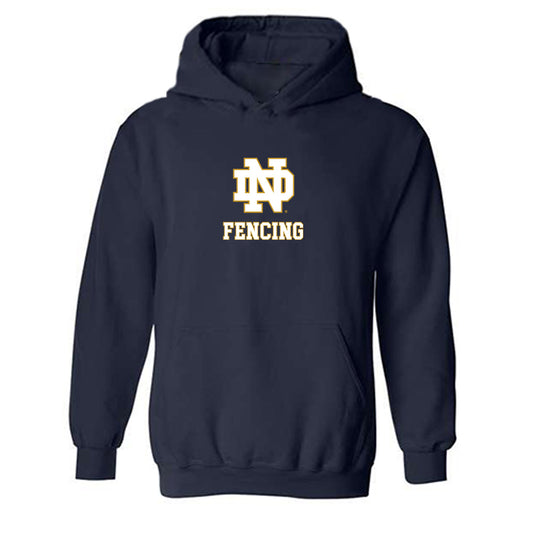 Notre Dame - NCAA Women's Fencing : Nikita Swenson - Classic Shersey Hooded Sweatshirt-0