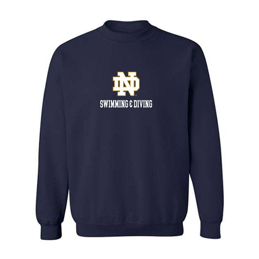 Notre Dame - NCAA Women's Swimming & Diving : Gracyn Lanning - Classic Shersey Crewneck Sweatshirt-0