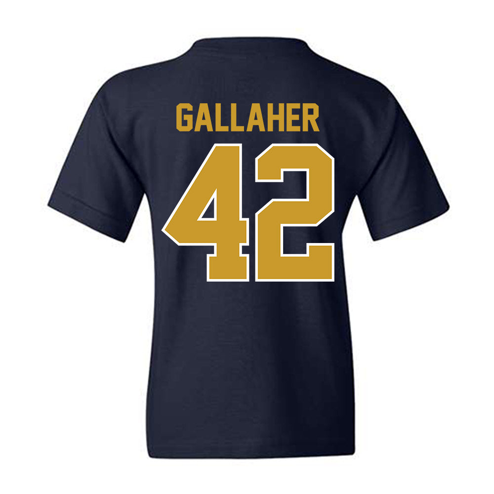 Notre Dame - NCAA Men's Lacrosse : Christian Gallaher - Classic Shersey Youth T-Shirt-1