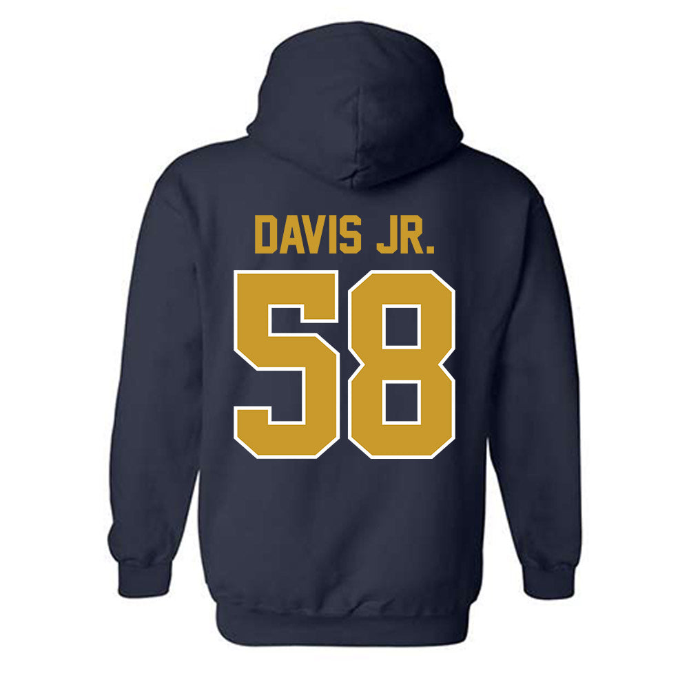 Notre Dame - NCAA Football : Thomas Davis Jr. - Classic Shersey Hooded Sweatshirt-1