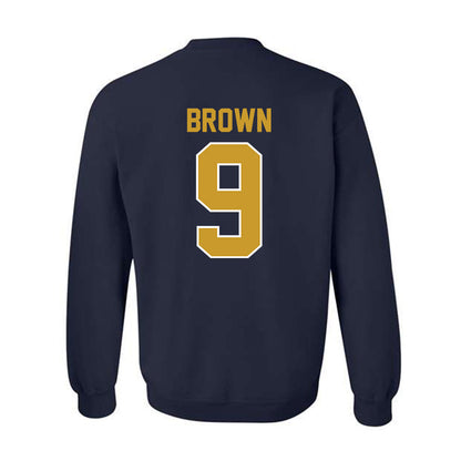 Notre Dame - NCAA Men's Ice Hockey : Cole Brown - Classic Shersey Crewneck Sweatshirt-1