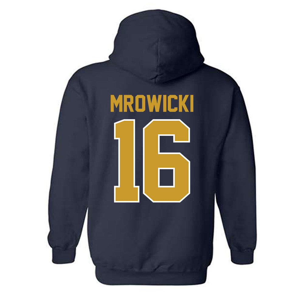 Notre Dame - NCAA Women's Soccer : Meghan Mrowicki - Classic Shersey Hooded Sweatshirt-1