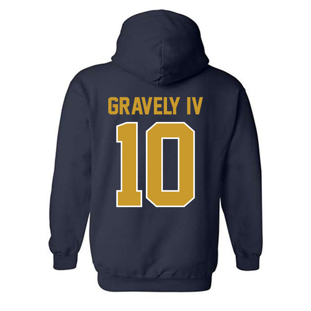 Notre Dame - NCAA Baseball : Warren Gravely IV - Classic Shersey Hooded Sweatshirt-1