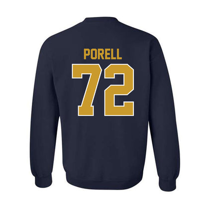 Notre Dame - NCAA Men's Lacrosse : Thomas Porell - Classic Shersey Crewneck Sweatshirt-1