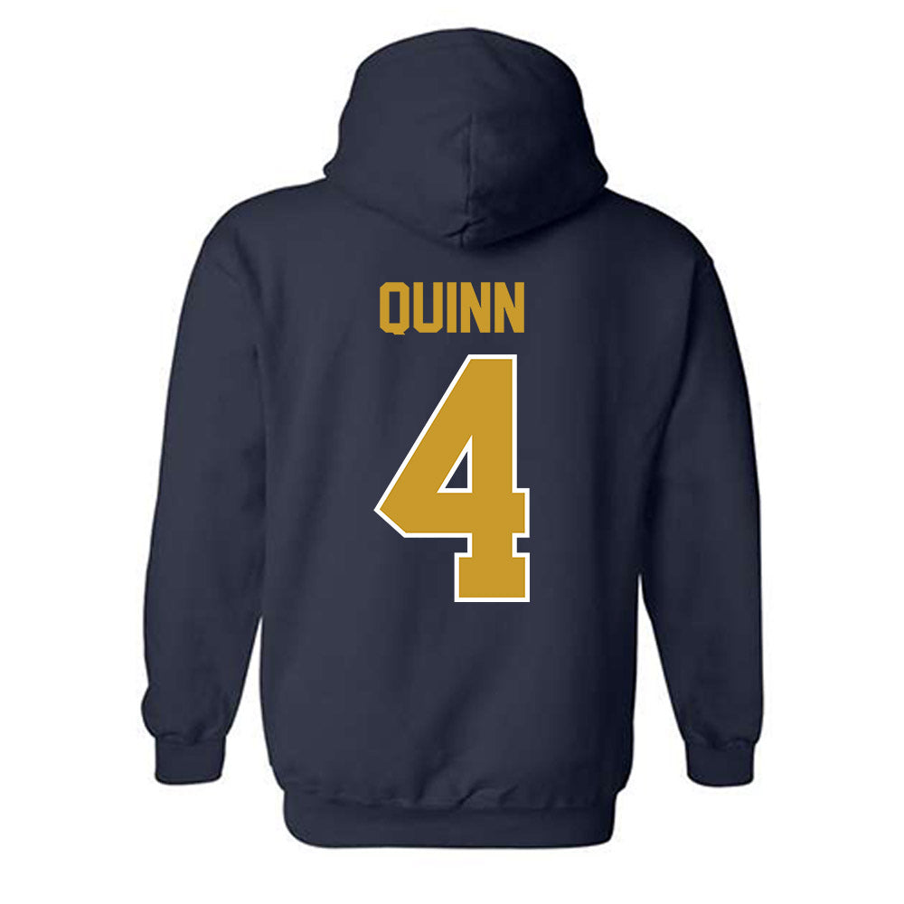 Notre Dame - NCAA Men's Ice Hockey : Michael Quinn - Classic Shersey Hooded Sweatshirt-1
