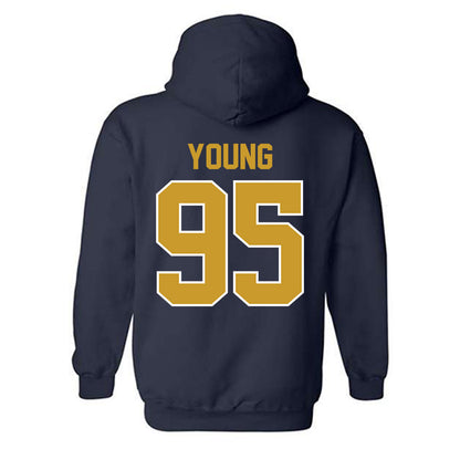 Notre Dame - NCAA Football : Bryce Young - Classic Shersey Hooded Sweatshirt-1