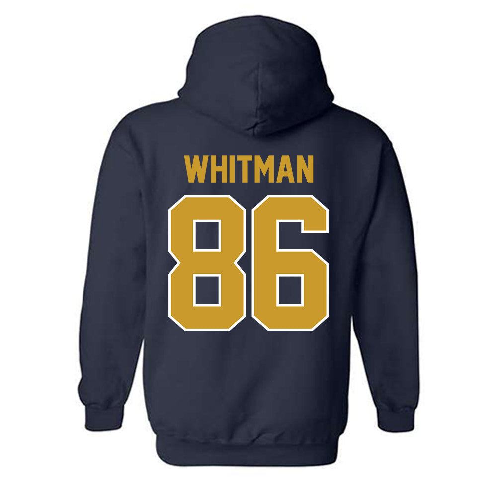 Notre Dame - NCAA Football : Alex Whitman - Classic Shersey Hooded Sweatshirt-1