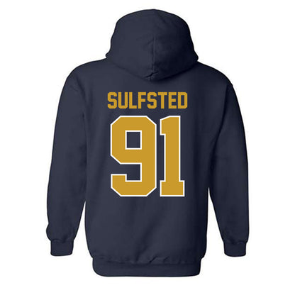 Notre Dame - NCAA Football : Gordy Sulfsted - Classic Shersey Hooded Sweatshirt-1