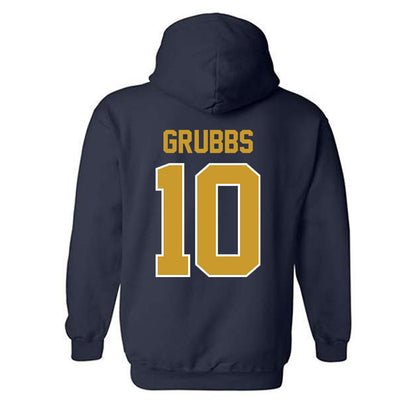 Notre Dame - NCAA Football : Noah Grubbs - Classic Shersey Hooded Sweatshirt-1
