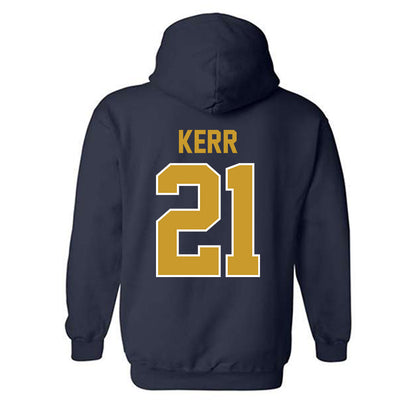 Notre Dame - NCAA Men's Ice Hockey : Jaedon Kerr - Classic Shersey Hooded Sweatshirt-1