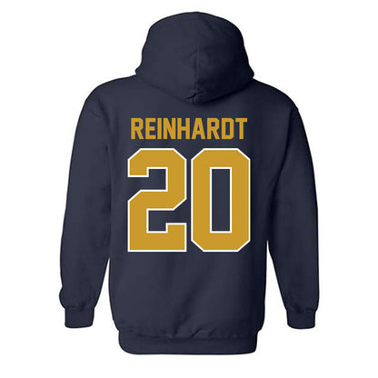 Notre Dame - NCAA Men's Lacrosse : Chris Reinhardt - Classic Shersey Hooded Sweatshirt-1