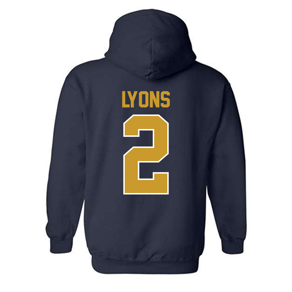 Notre Dame - NCAA Women's Lacrosse : Abigail Lyons - Classic Shersey Hooded Sweatshirt-1
