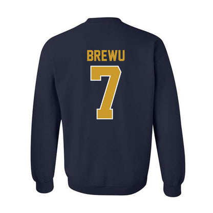 Notre Dame - NCAA Football : Francis Brewu - Classic Shersey Crewneck Sweatshirt-1