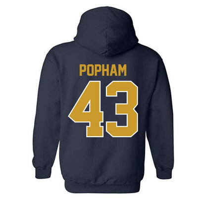Notre Dame - NCAA Men's Lacrosse : Bo Popham - Classic Shersey Hooded Sweatshirt-1