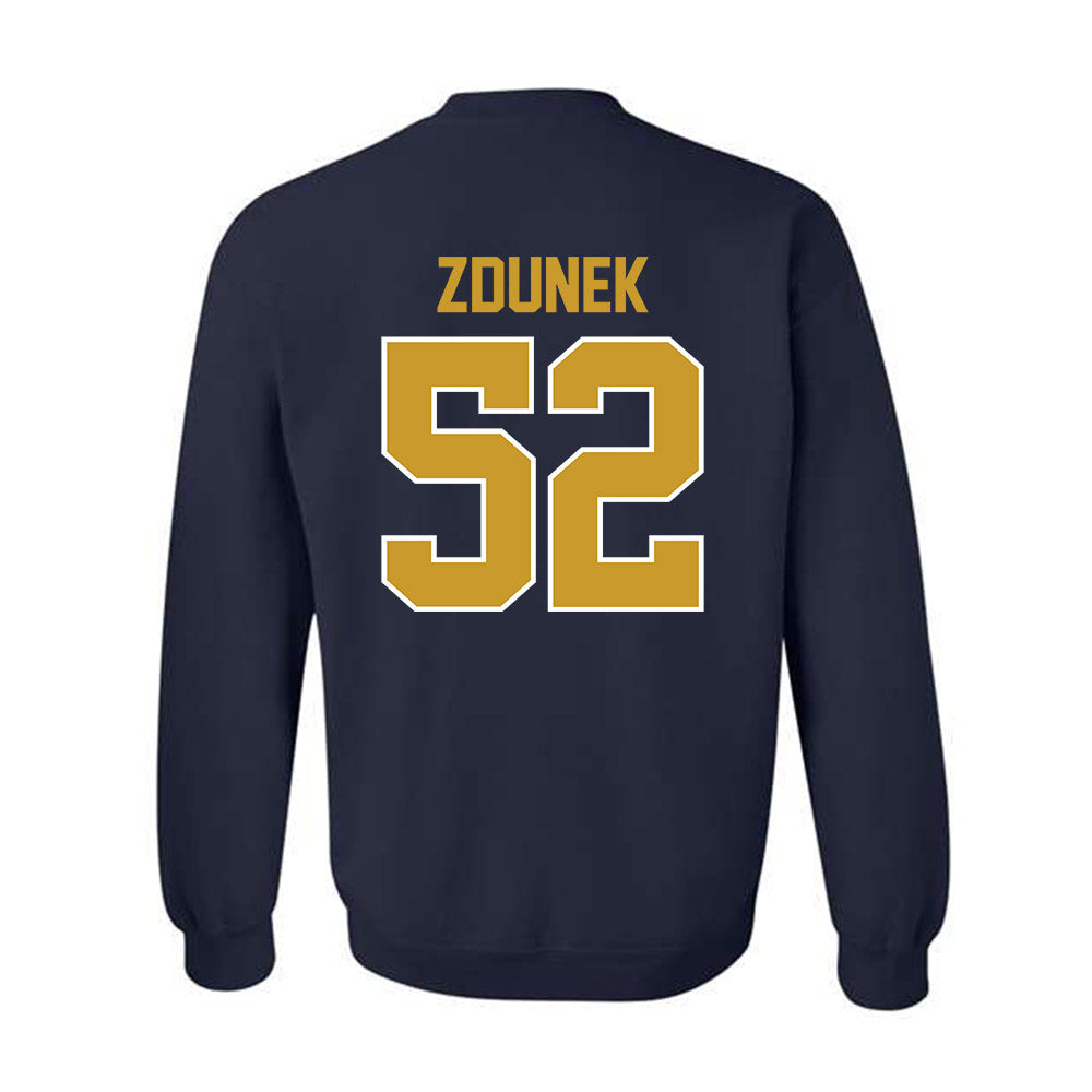 Notre Dame - NCAA Baseball : Eric Zdunek - Classic Shersey Crewneck Sweatshirt-1