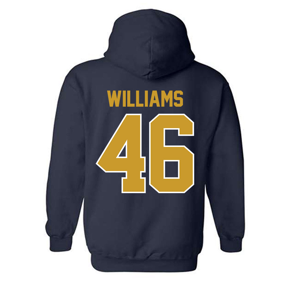Notre Dame - NCAA Football : Matt Williams - Classic Shersey Hooded Sweatshirt-1