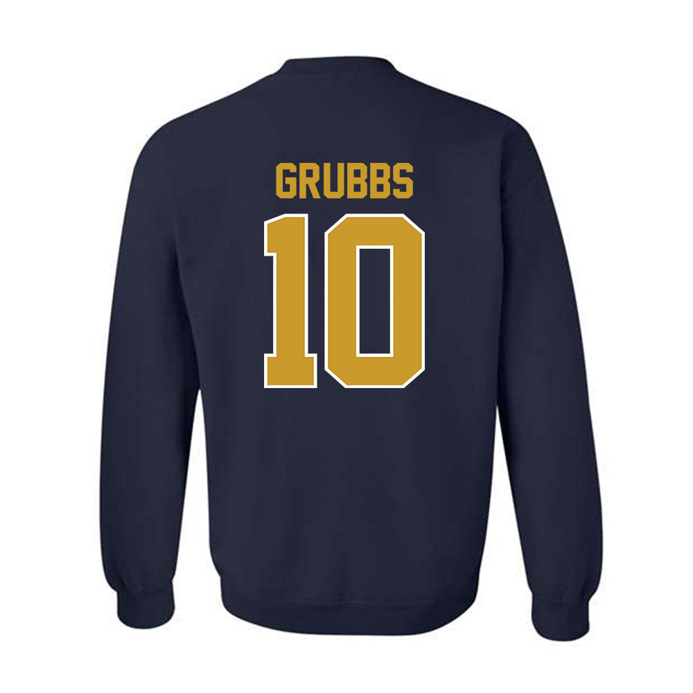 Notre Dame - NCAA Football : Noah Grubbs - Classic Shersey Crewneck Sweatshirt-1