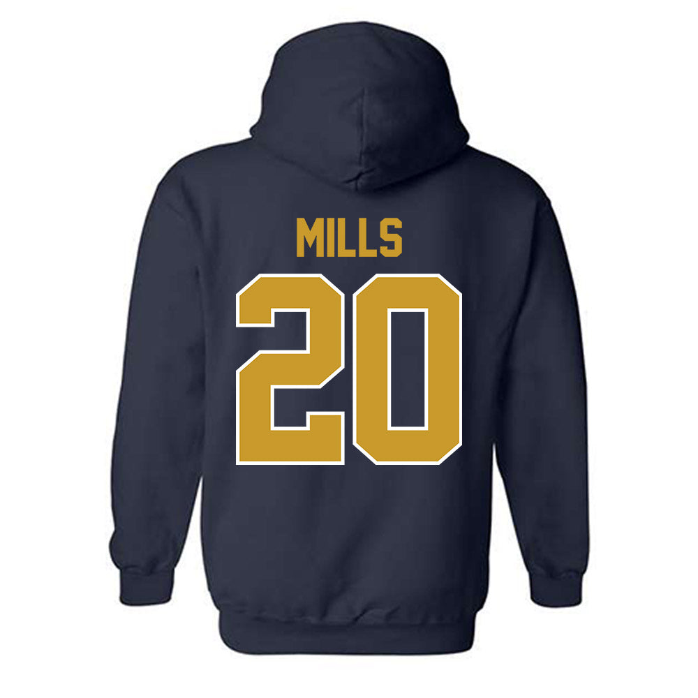 Notre Dame - NCAA Women's Soccer : Abby Mills - Classic Shersey Hooded Sweatshirt
