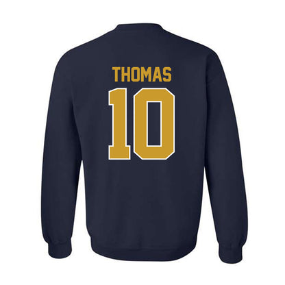 Notre Dame - NCAA Football : Loghan Thomas - Classic Shersey Crewneck Sweatshirt-1