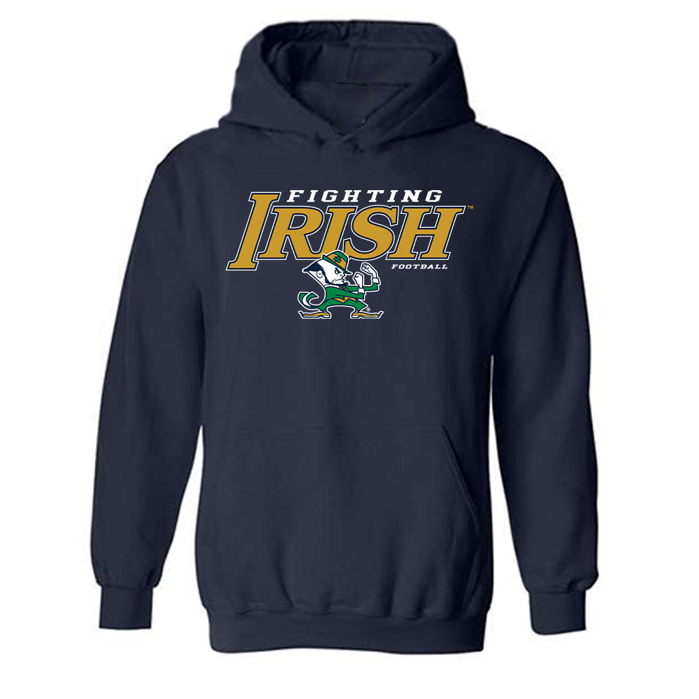 Notre Dame - NCAA Football : Bryce Young - Classic Shersey Hooded Sweatshirt-0