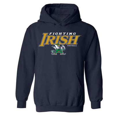 Notre Dame - NCAA Football : Bryce Young - Classic Shersey Hooded Sweatshirt-0