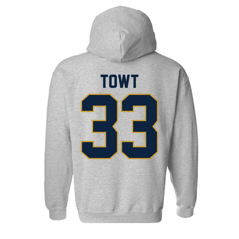 Notre Dame - NCAA Men's Basketball : Carson Towt - Classic Shersey Hooded Sweatshirt-2
