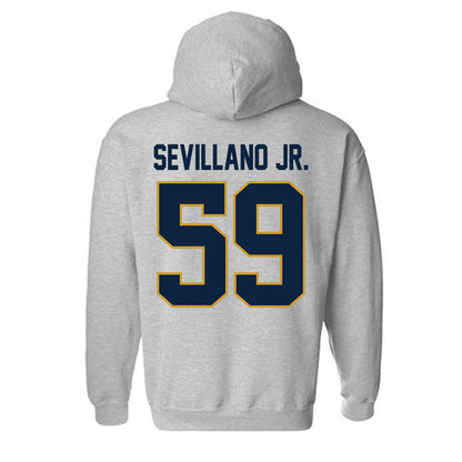 Notre Dame - NCAA Football : Sean Sevillano Jr. - Classic Shersey Hooded Sweatshirt-3