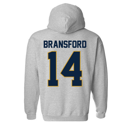 Notre Dame - NCAA Women's Basketball : Kk Bransford - Classic Shersey Hooded Sweatshirt-3