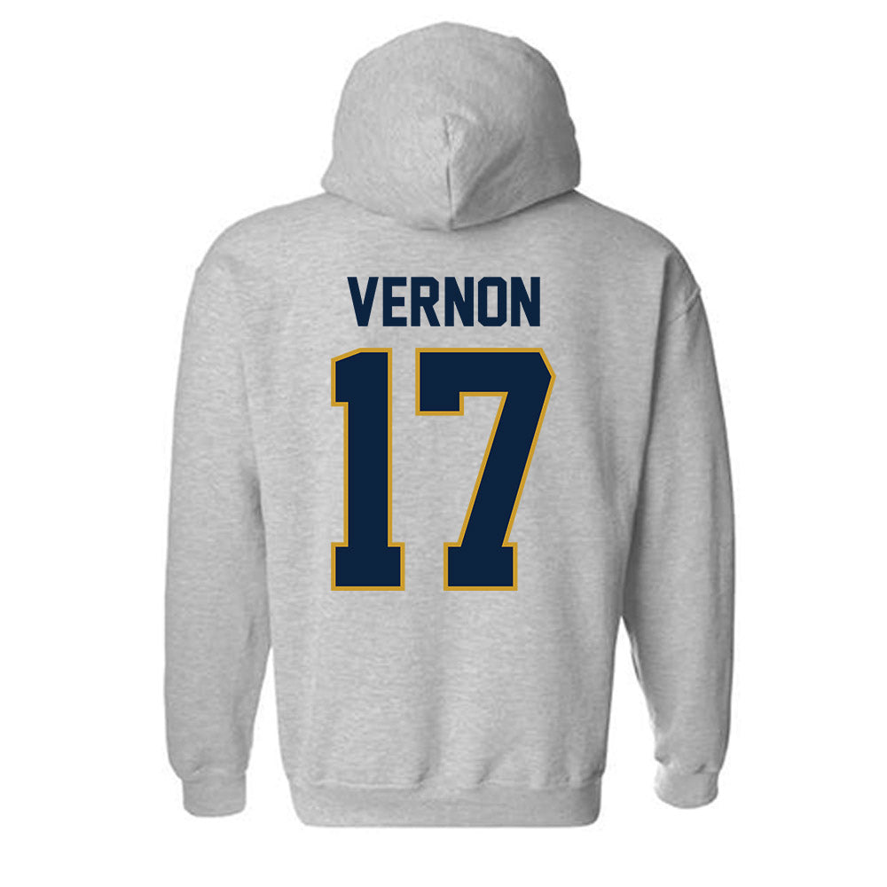 Notre Dame - NCAA Football : Brenan Vernon - Classic Shersey Hooded Sweatshirt-2