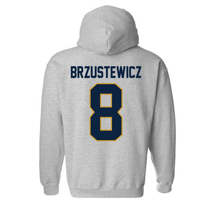Notre Dame - NCAA Baseball : Hudson Brzustewicz - Classic Shersey Hooded Sweatshirt-2