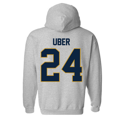Notre Dame - NCAA Baseball : Ty Uber - Classic Shersey Hooded Sweatshirt-3