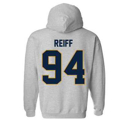 Notre Dame - NCAA Football : Joe Reiff - Classic Shersey Hooded Sweatshirt-2