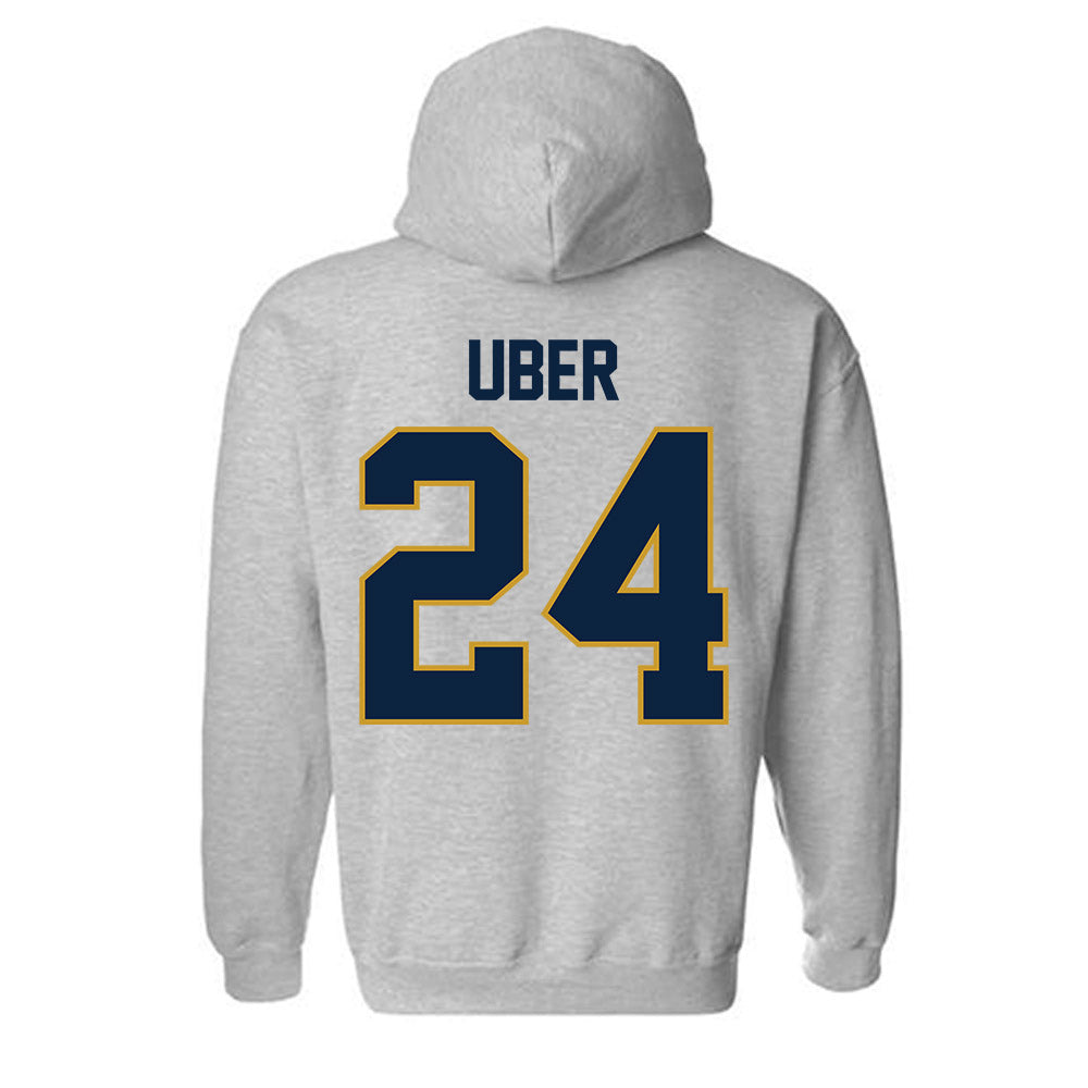 Notre Dame - NCAA Baseball : Ty Uber - Classic Shersey Hooded Sweatshirt-2