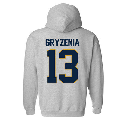 Notre Dame - NCAA Men's Lacrosse : Andrew Gryzenia - Classic Shersey Hooded Sweatshirt-2