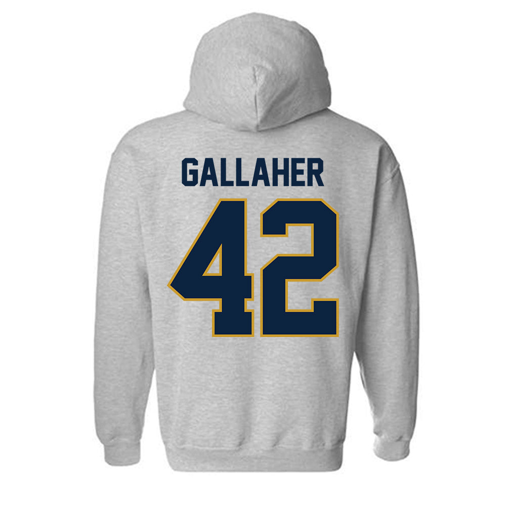 Notre Dame - NCAA Men's Lacrosse : Christian Gallaher - Classic Shersey Hooded Sweatshirt-2