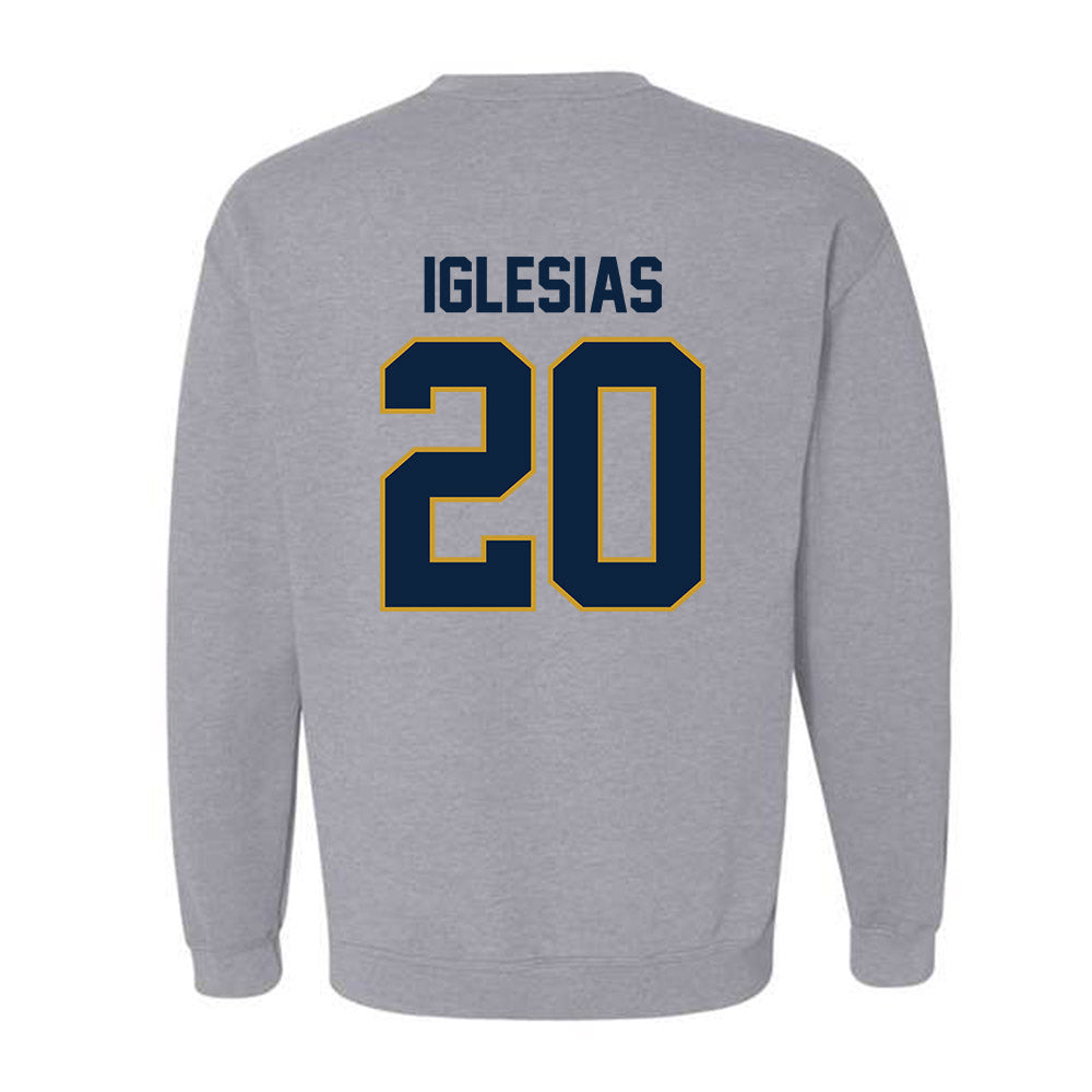 Notre Dame - NCAA Men's Lacrosse : Miguel Iglesias - Classic Shersey Crewneck Sweatshirt-1