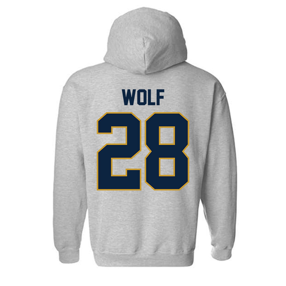 Notre Dame - NCAA Baseball : Rhys Wolf - Classic Shersey Hooded Sweatshirt-3
