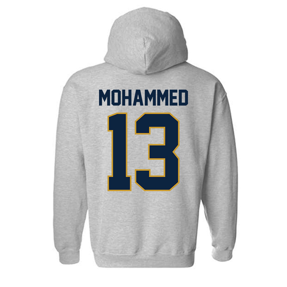 Notre Dame - NCAA Men's Basketball : Sir Mohammed - Classic Shersey Hooded Sweatshirt-3