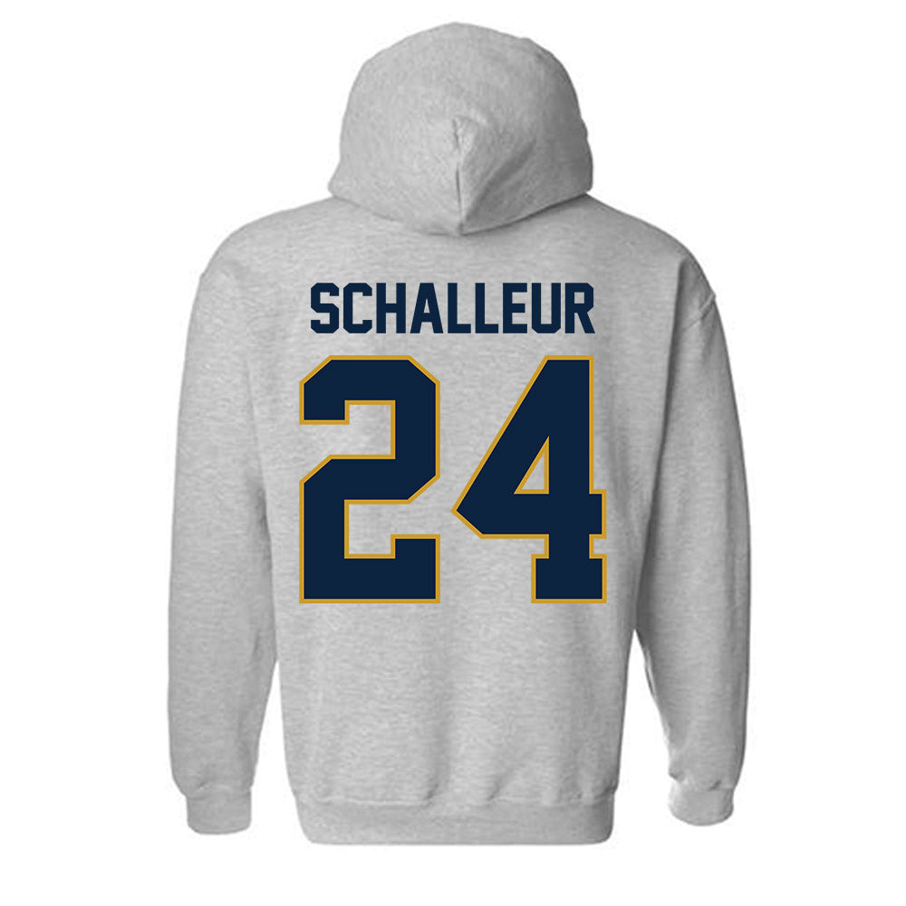 Notre Dame - NCAA Women's Lacrosse : Bailey Schalleur - Classic Shersey Hooded Sweatshirt-3