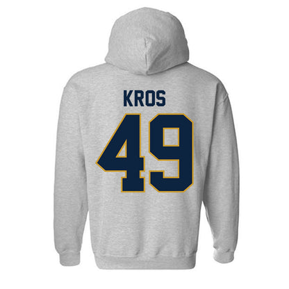 Notre Dame - NCAA Football : Andrew Kros - Classic Shersey Hooded Sweatshirt-3