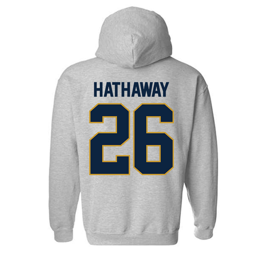 Notre Dame - NCAA Women's Soccer : Melinda Hathaway - Classic Shersey Hooded Sweatshirt-2